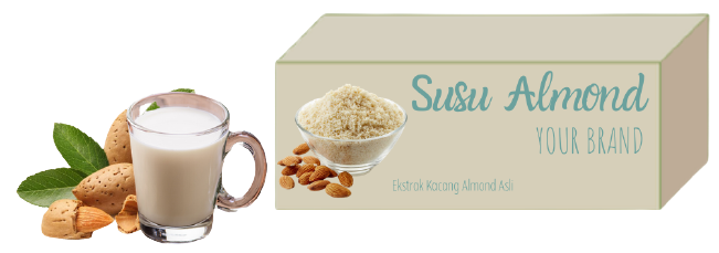 ide usaha susu almond