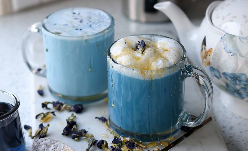 minuman olahan bunga telang
