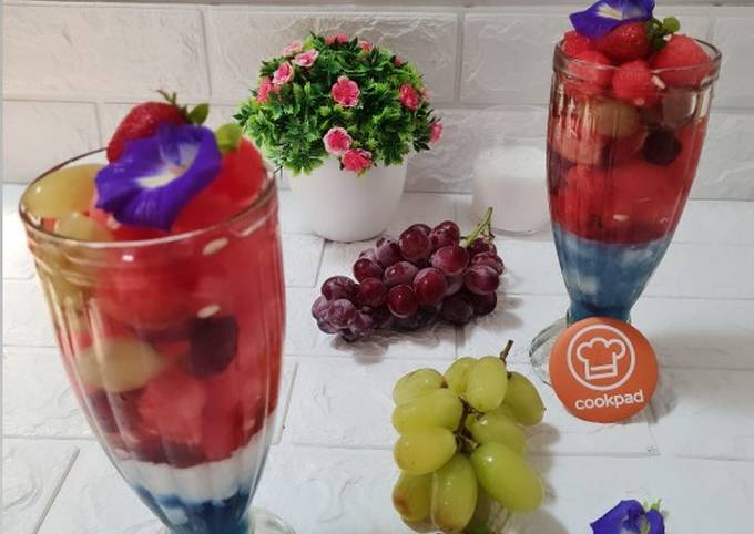minuman olahan bunga telang