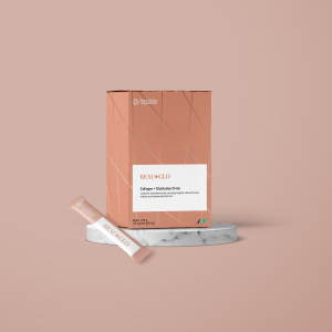 sample produk minuman kecantikan collagen + glutathione