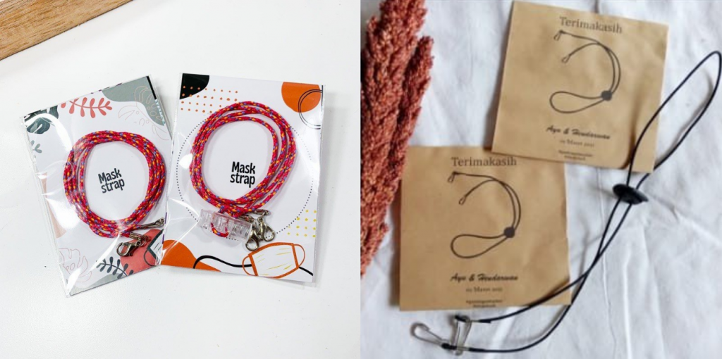 berbisnis strap masker
