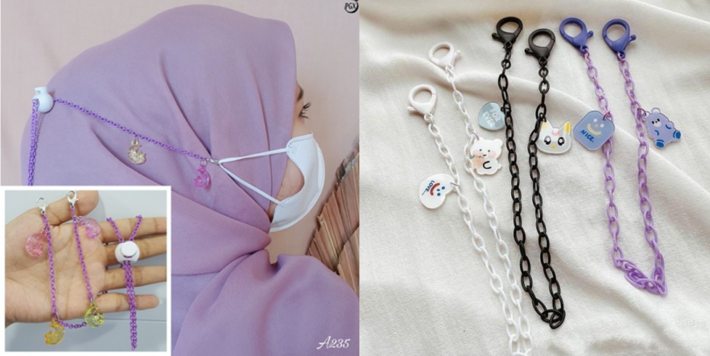 berbisnis strap masker
