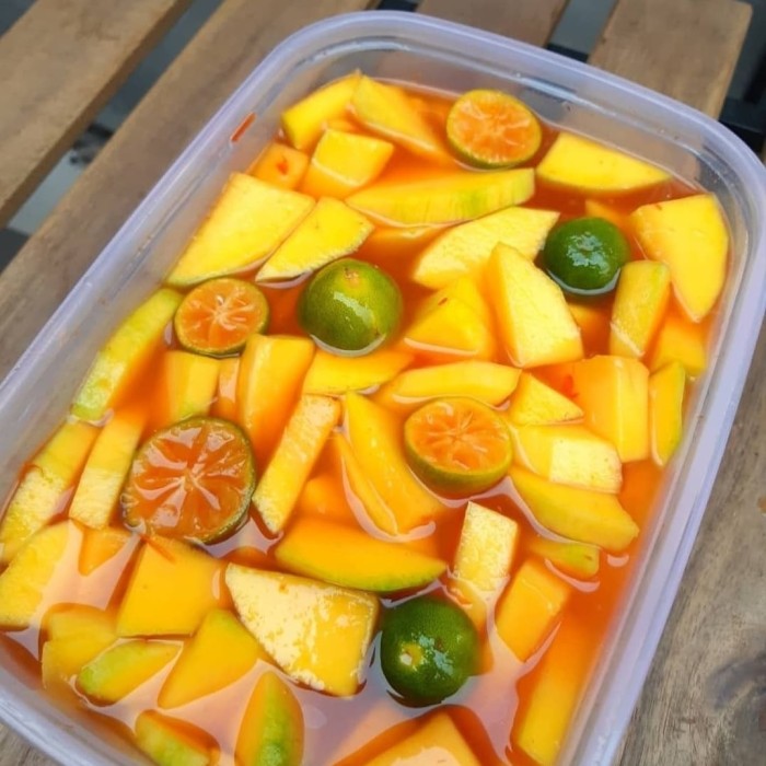 resep olahan manisan mangga muda