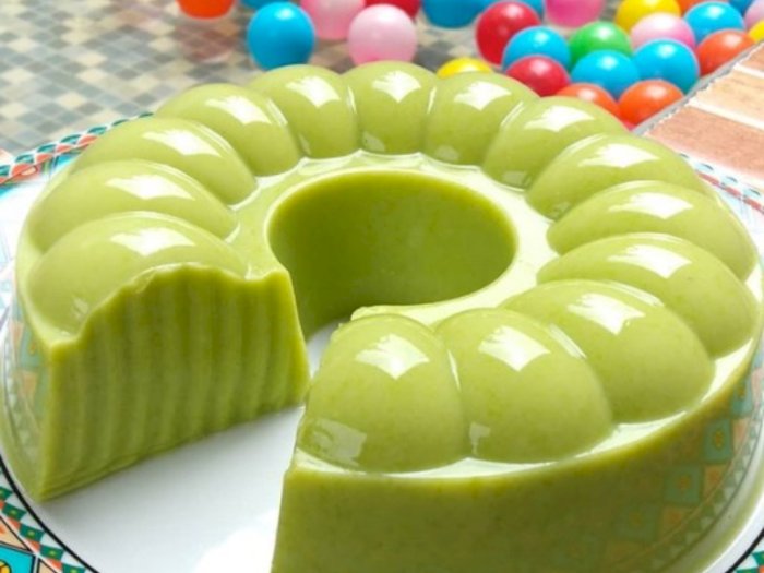 Kreasi olahan puding susu