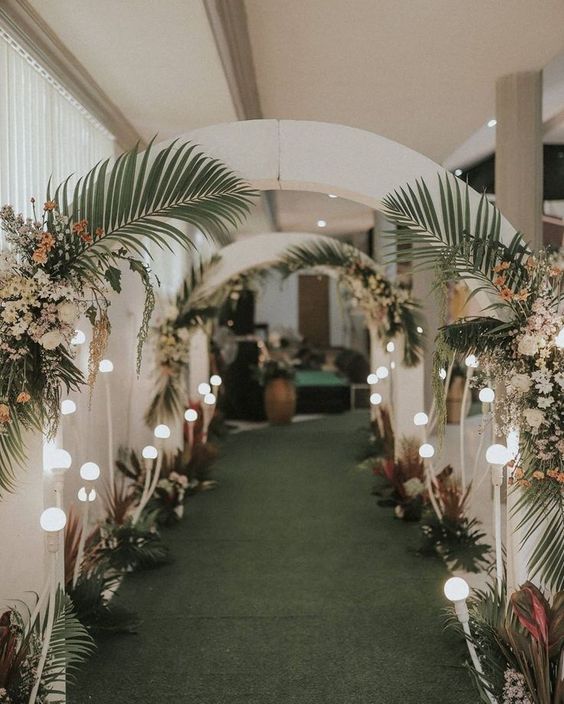 tren dekorasi pernikahan rustic