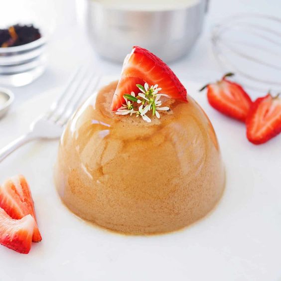 Kreasi olahan puding susu