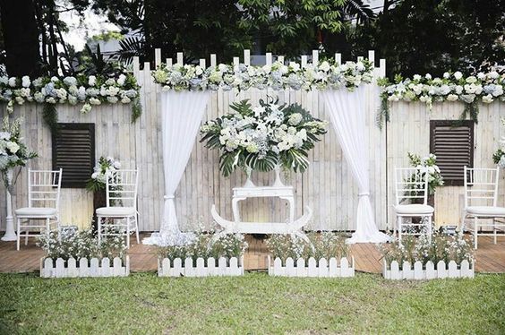 tren dekorasi pernikahan rustic