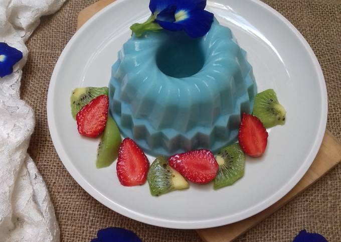Kreasi olahan puding susu