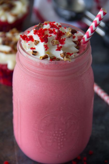 kreasi olahan minuman red velvet