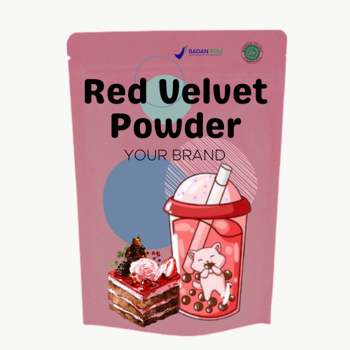 kreasi olahan minuman red velvet