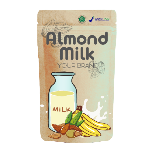kiat memilih susu almond