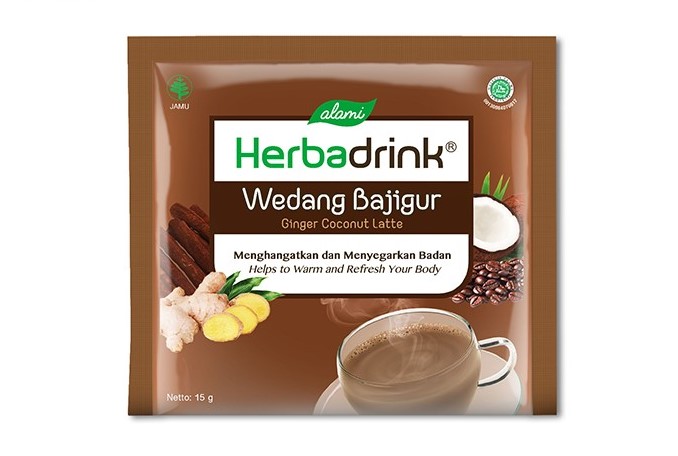 Brand wedang bajigur instan