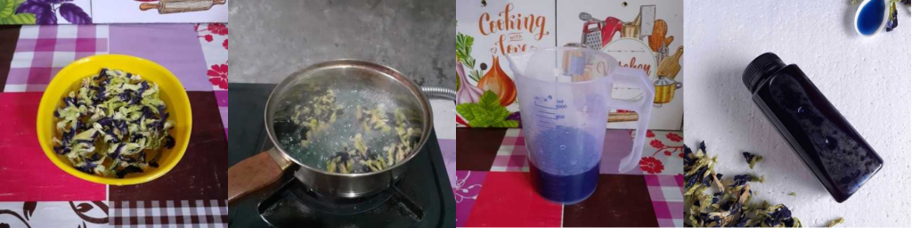 tips membuat sirup bunga telang