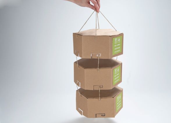 Packaging box for business strategy