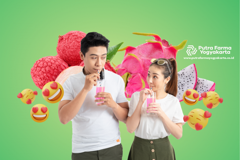 kreasi minuman leci buah naga