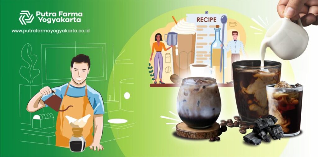 olahan coffee charcoal drink Sentil Kelegitan Olahan Coffee Charcoal Drink Yuk!