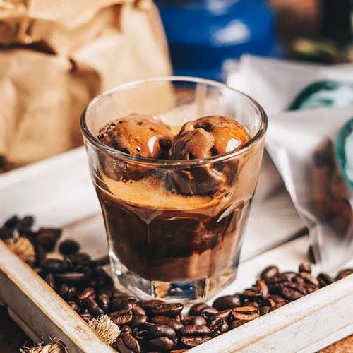 kreasi minuman café affogato
