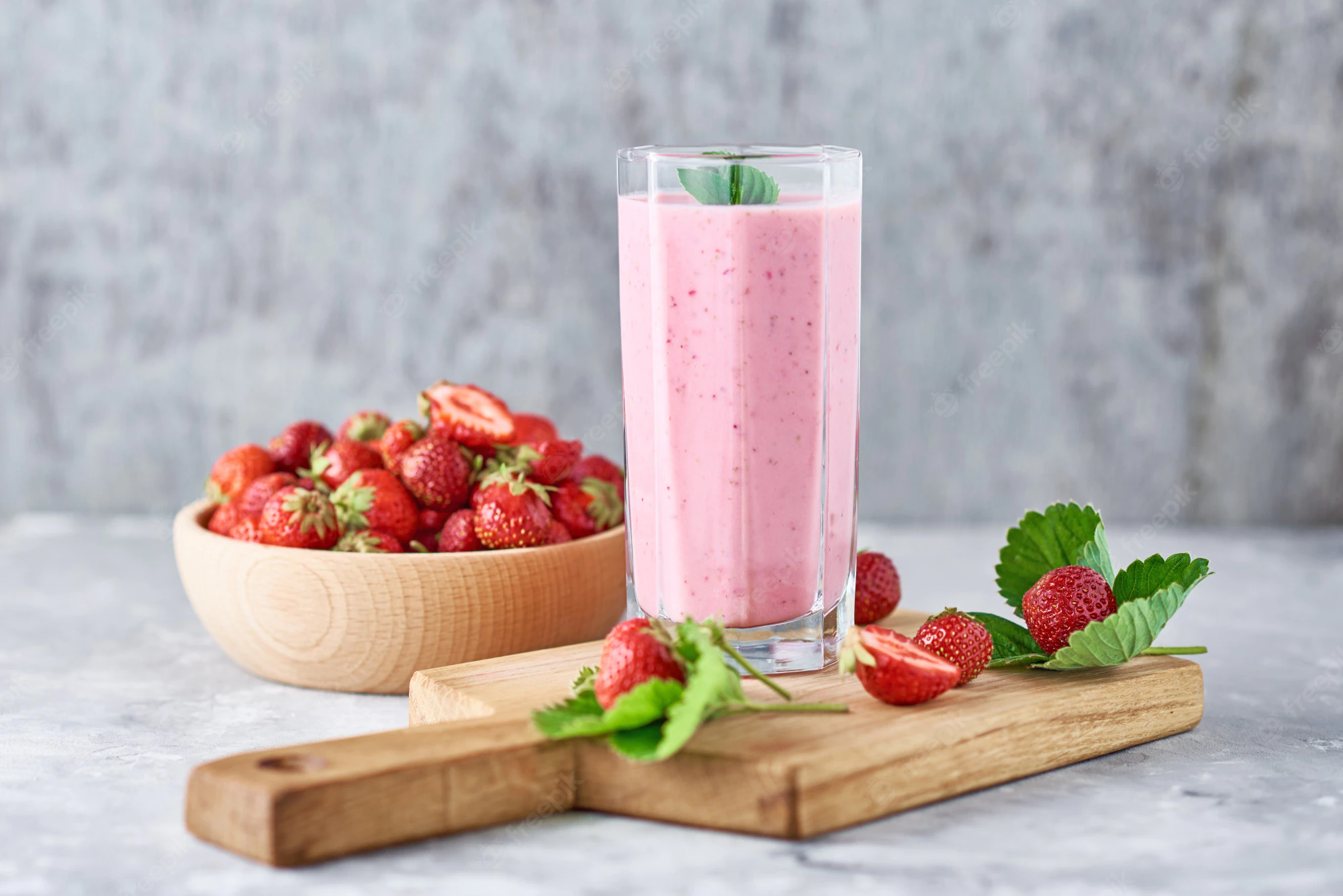 cara membuat jus strawberry dengan mudah