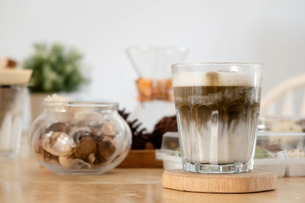 Olahan hojicha latte
