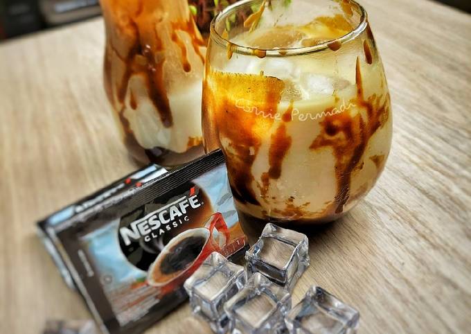 Resep olahan butterscotch latte