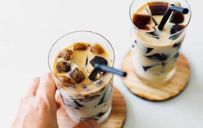 Ice cappuccino cincau