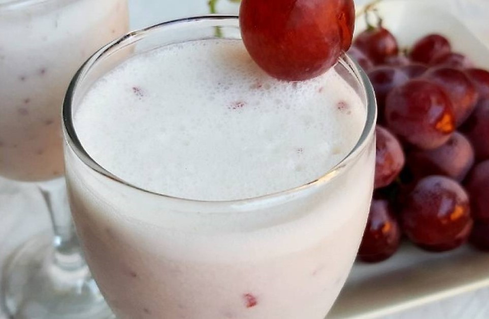 kreasi sajian grape drink
