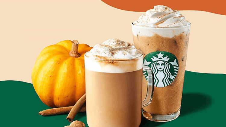 olahan Starbucks pumpkin spice latte