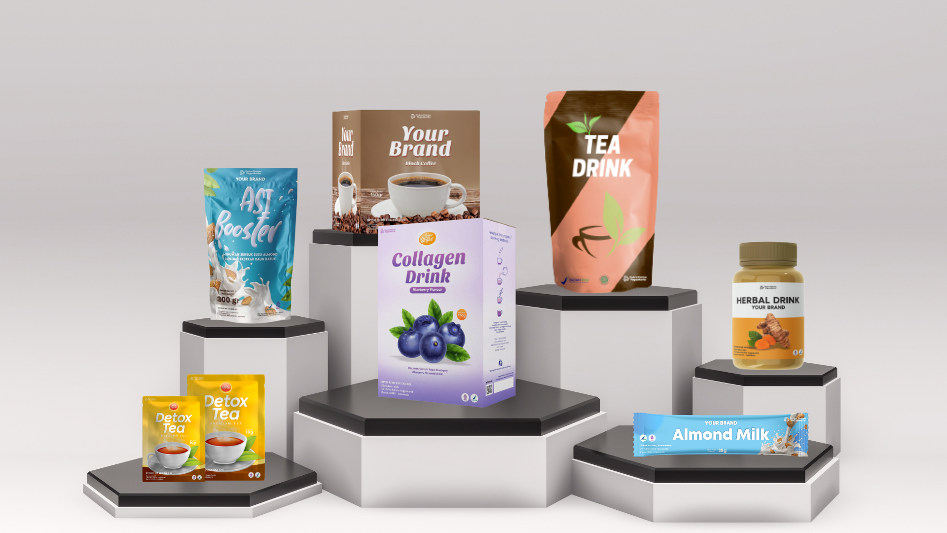 Maklon minuman bubuk private label
