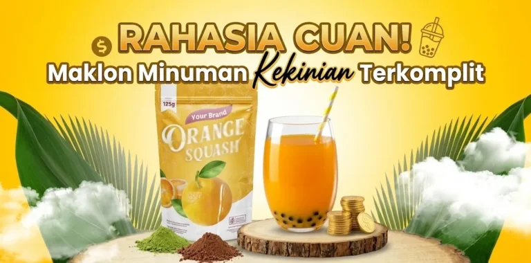 maklon minuman kekinian terkomplit