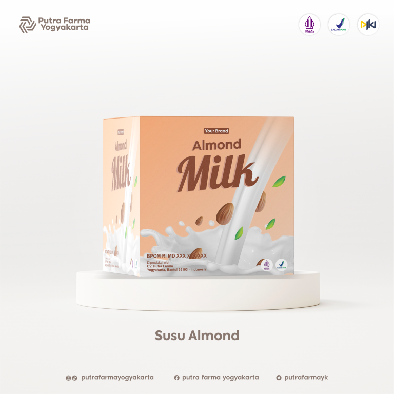 jasa maklon minuman almond