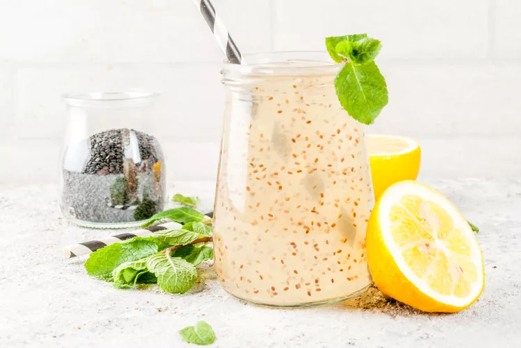 chia seed lemonade