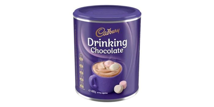 bubuk coklat untuk minuman yang enak - cadbury