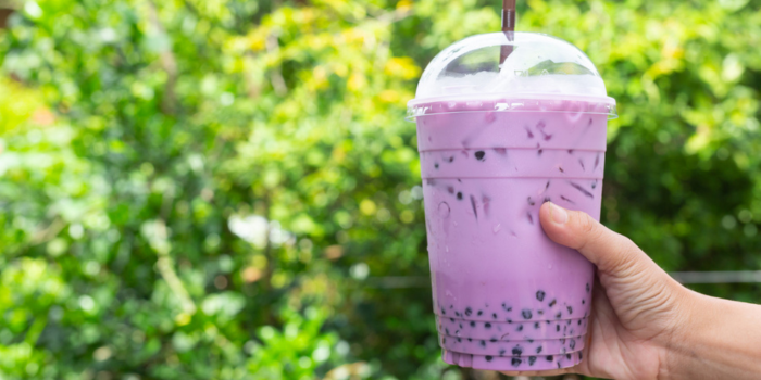 resep minuman kekinian taro boba
