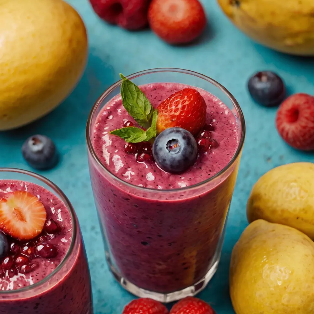 berries smoothies for hair