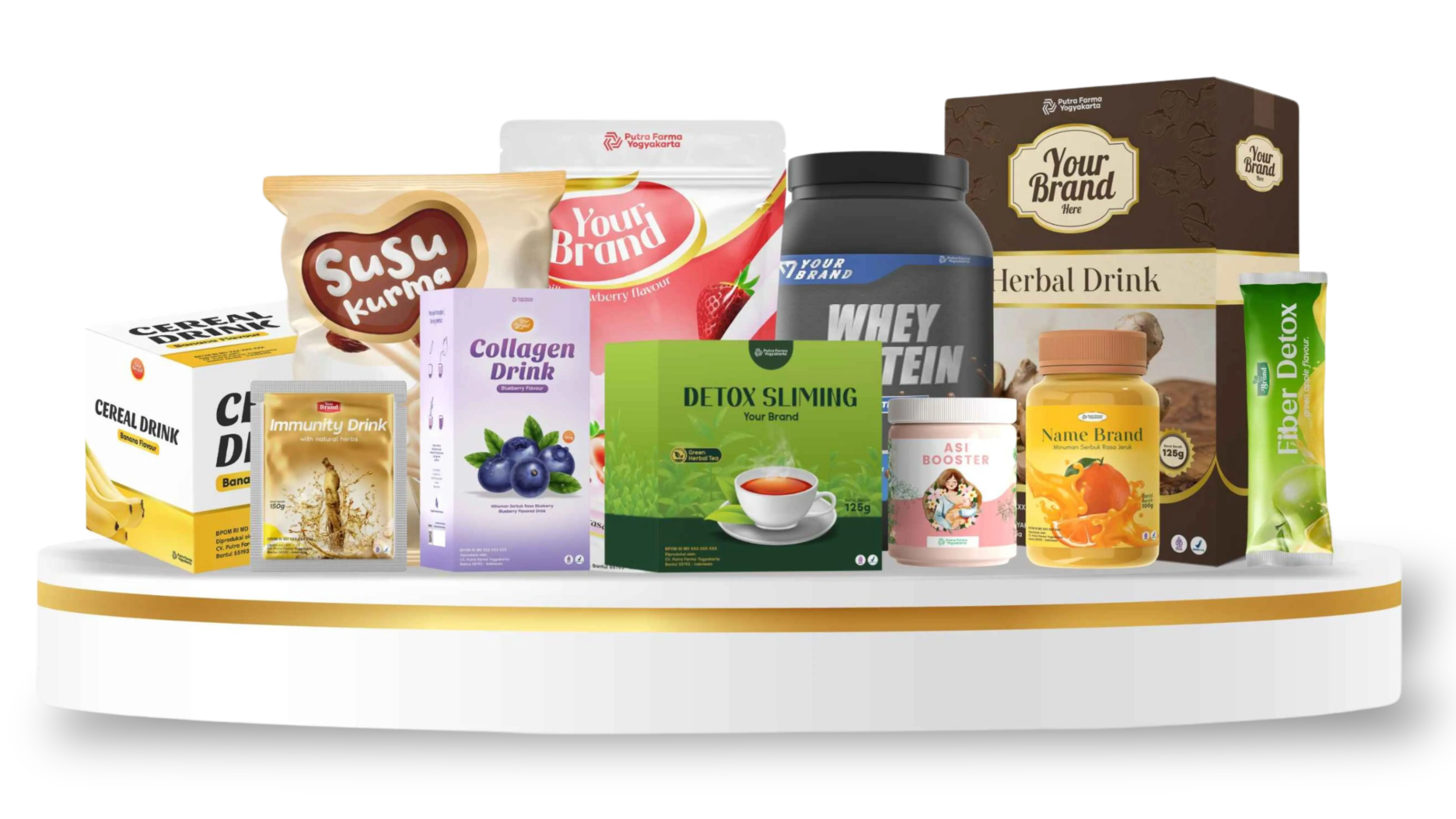 Produk Minuman Serbuk CV. Putra Farma Yogyakarta