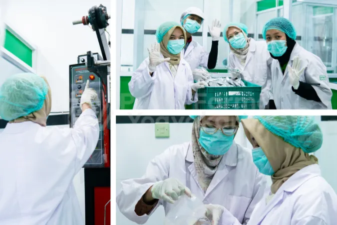 Proses produksi minuman serbuk