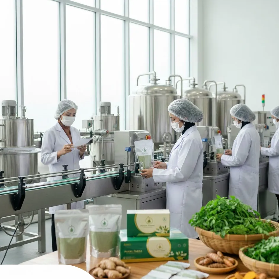 Fasilitas manufaktur herbal modern Putra Farma Yogyakarta