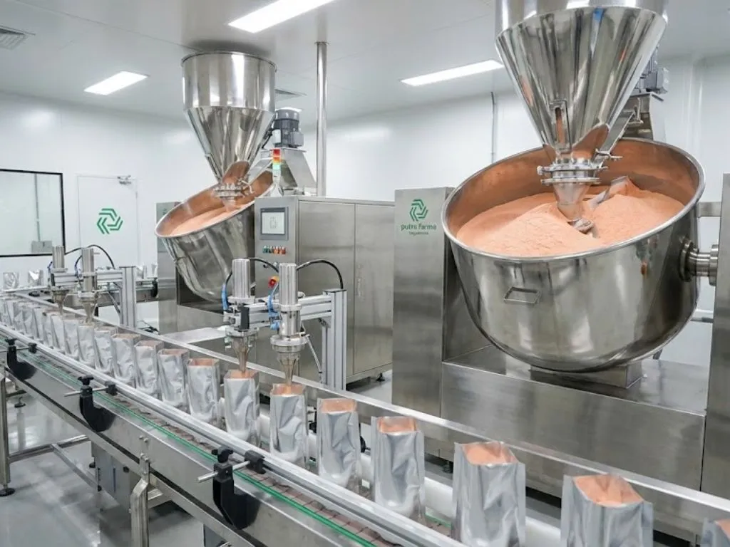 Berbagai varian rasa minuman serbuk kekinian produksi Putra Farma Yogyakarta