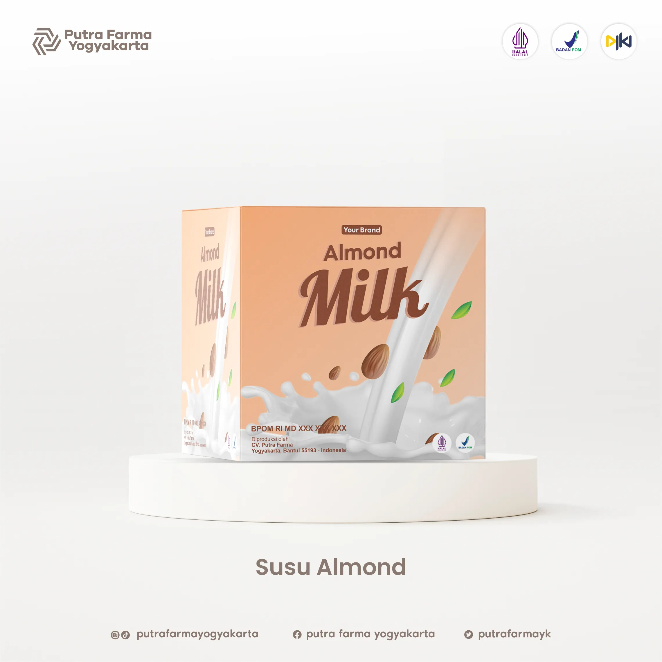 Susu Almond - jasa maklon minuman