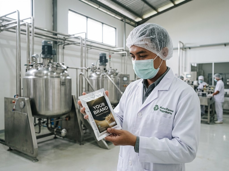 Taktik Maklon Minuman Sachet Modal Kecil di Tengah Krisis